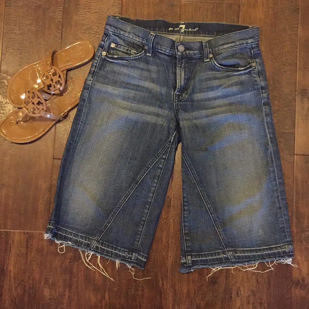 Denim capris